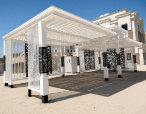 Modern Outdoor Pergola Walkway Kuwait