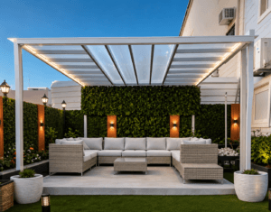 Garden Pergola with Green Wall Kuwait