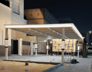 Modern Outdoor Pergola Walkway Kuwait